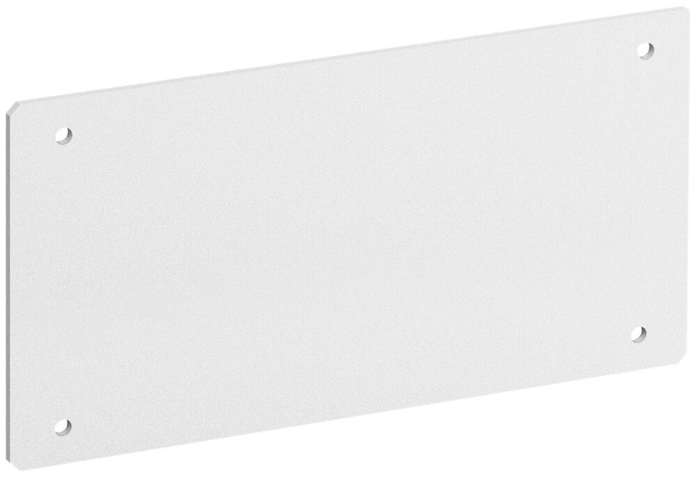 Plaque de fermeture Hager univers entrées de câble dessous largeur armoire 300mm