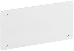 Plaque de fermeture Hager univers entrées de câble dessous largeur armoire 300mm