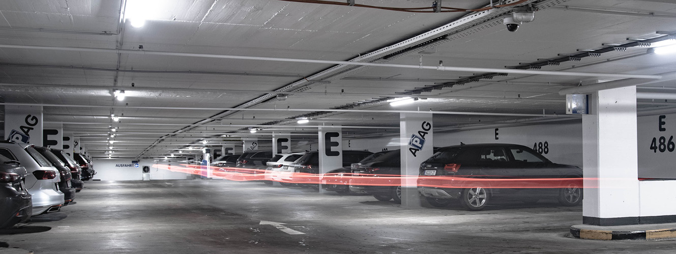 Éclairage parking souterrain 2.0: simple, intelligent et sûr