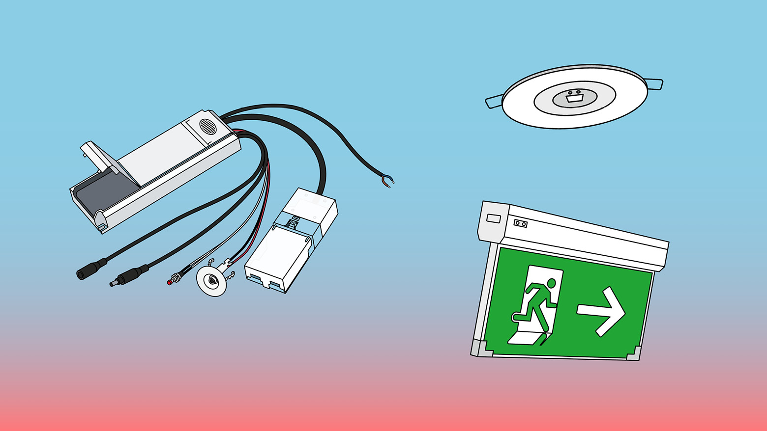 Solutions d'éclairage de secours THORNeco