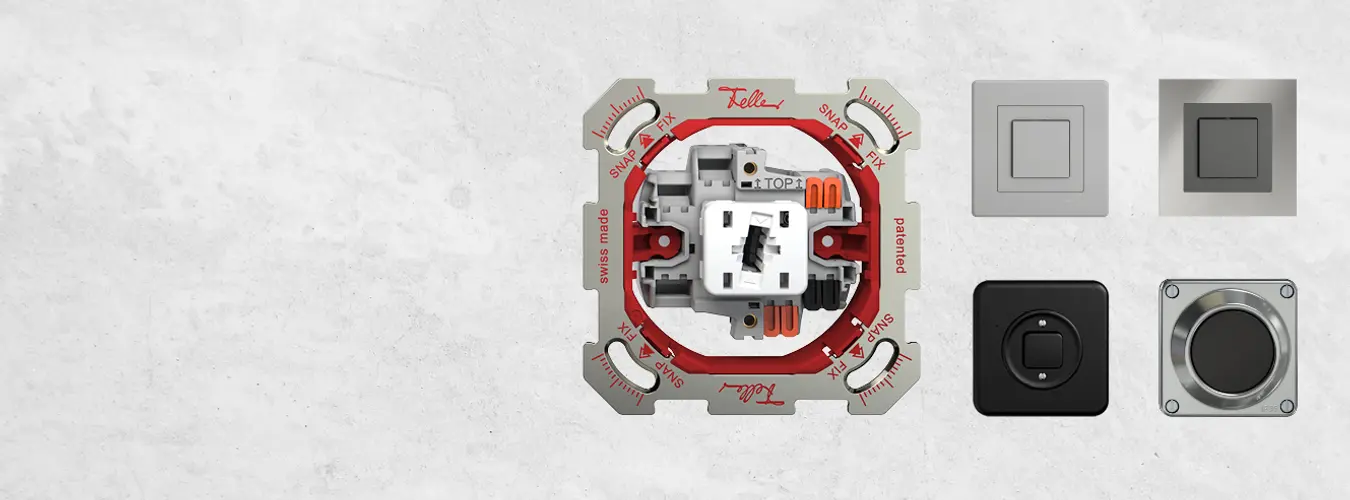 Le système de fixation Feller SNAPFIX® établit un nouveau standard