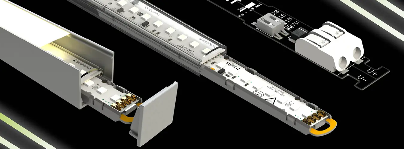 Nouveauté mondiale luxKIT – le système modulaire linéaire à LED