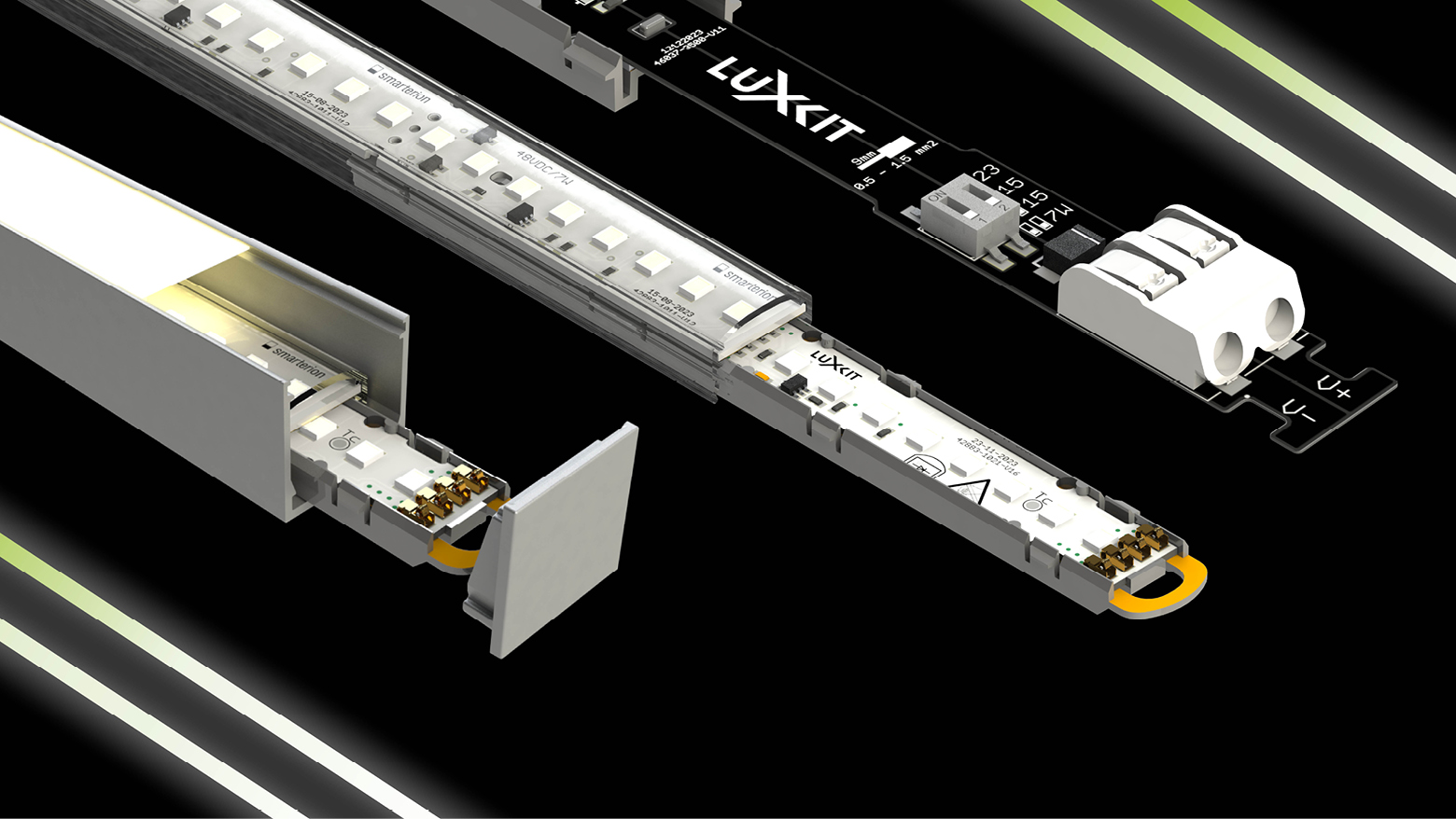 Weltneuheit luxKIT  – das lineare LED-Baukastensystem