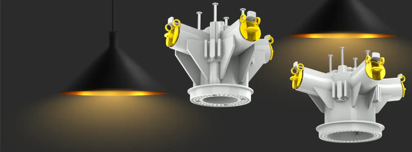 Neu im Sortiment: Lampendübel CRALLO-STAR 3 × M20/M25