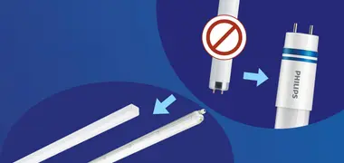 Les lampes fluorescentes T8 ne sont plus disponibles – Il est temps de passer aux LED Philips