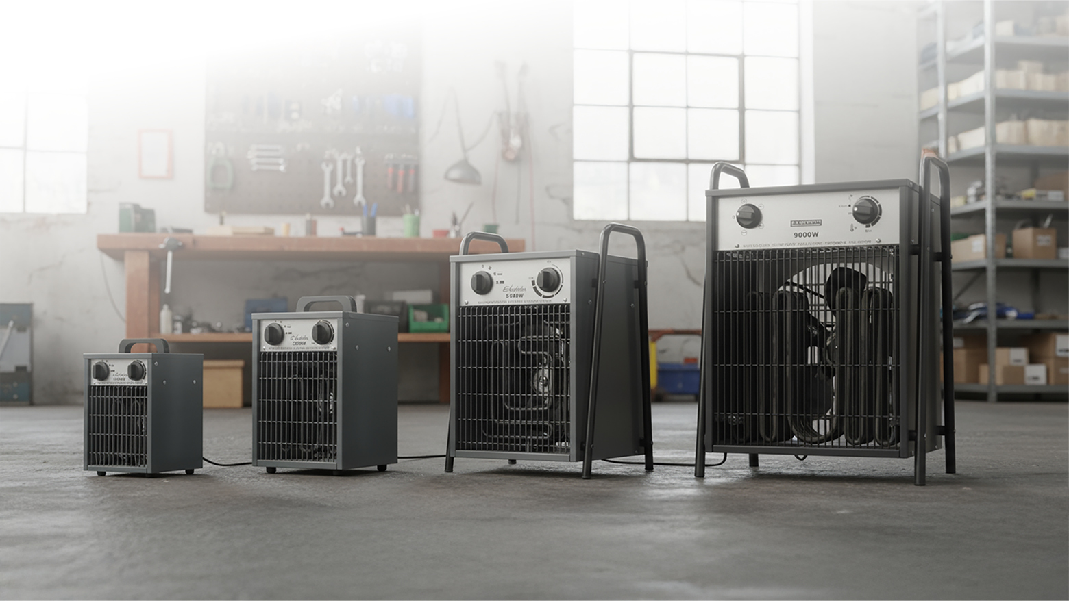 Potenti termoventilatori Ekström per ogni esigenza