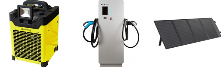 Elektrogeräte, E-Mobility, Photovoltaik