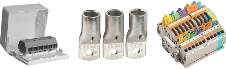 Abzweigungen, Verbindungen, Klemmen