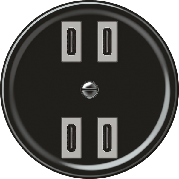 Prise de charge USB origin 4×USB-C 4000mA 5V noir 