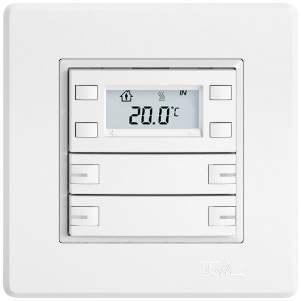 Poussoir RTH ENC EDIZIO.liv SNAPFIX® a.RGB-LED 4×touches comm.1T bc 