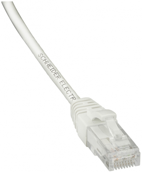 Cavo patch RJ45 Schneider Electric, cat.6 U/UTP, AWG28, LSZH, bianco, 5m 
