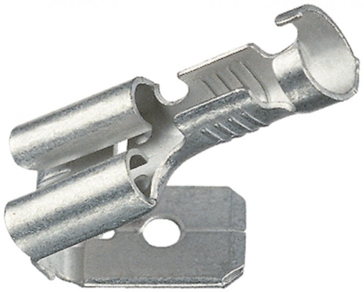 Abzweig-Steckh. 6.3×0.8 1…2.5mm² für Flachsteck.n.isoliert 