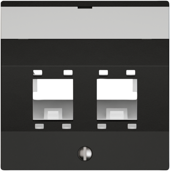 Montageset EDIZIO.liv SNAPFIX® für freenet Kat.5e/6 Adapter 2× sz 