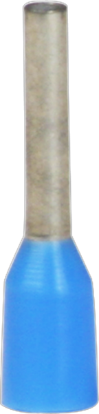 Embout de câble type B isolé 0.75mm²/8mm bleu 