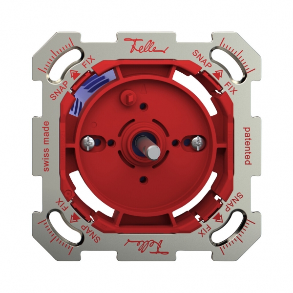 Interruttore rotativo INC Feller SNAPFIX® manopola commut.multiplo 5/2L 