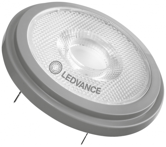 Lampe LED LEDVANCE G53 11.7W 800lm 4000K VAR Ø111×55mm AR111 clair 24° 