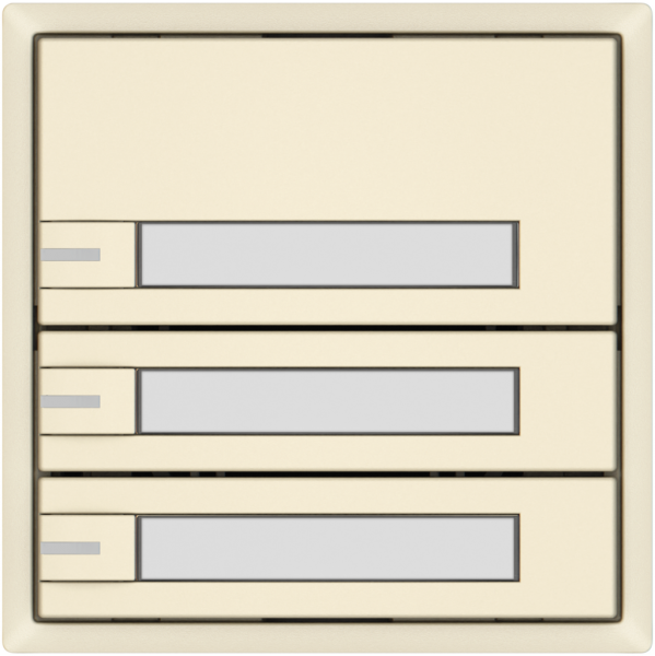 KNX-Taster RGB EDIZIO.liv SNAPFIX® Temperaturfüh.RGB-LED Pap.3×T 1-Tbed.cr 