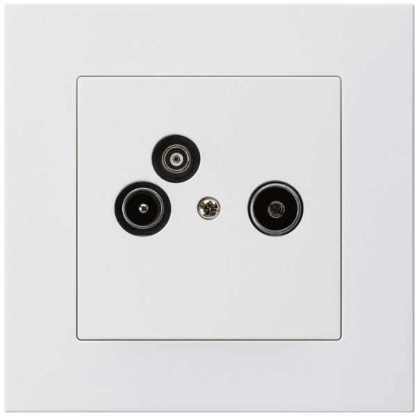 Presa antenna INC R/TV/dati kallysto.pro 2GHz 4dB bianco 