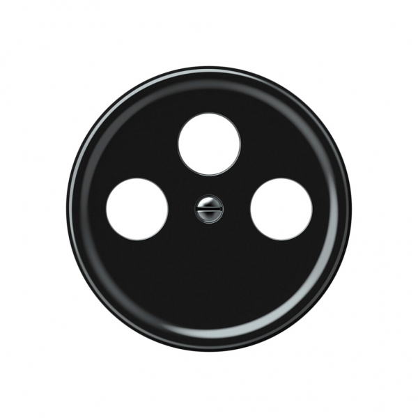 Frontset origin Antennendose R/TV/SAT schwarz 