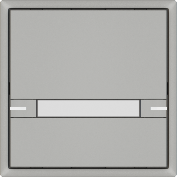 Poussoir universel EDIZIO.liv UNI SNAPFIX® 12…48V a.LED 1× comm.2T étiqu.grc 