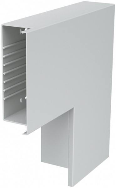 Angolo piatto Bettermann 400×230×100mm, PVC, grigio chiaro, 7035 