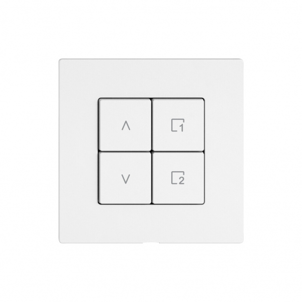 Comando per interruttore tapparelle EDIZIO.liv Wiser SNAPFIX® 1C sc.WLAN 4T bi 