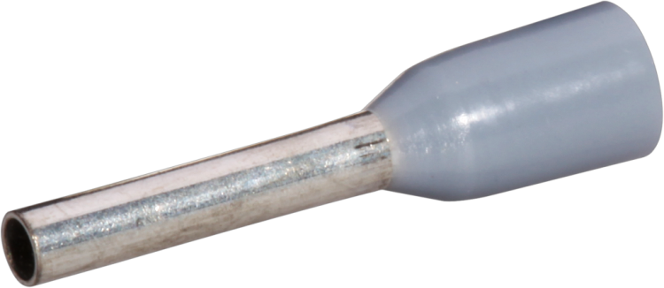 Embout de câble Ferratec DIN is.0.75mm²/8mm gris 