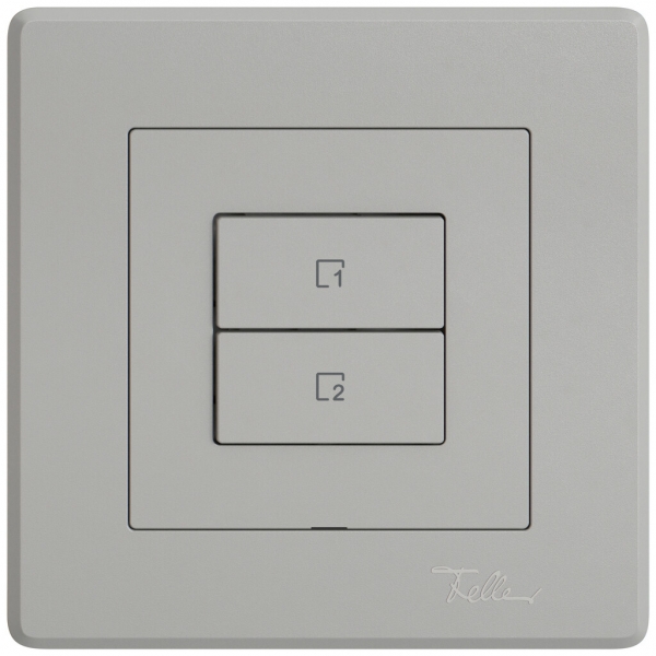 Comando p.pulsante scene INC EDIZIO.liv Wiser SNAPFIX® 2 scene vert.WLAN 2T grc 