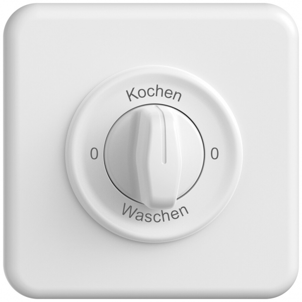 UP-Montageset STANDARDdue SNAPFIX® f.Drehschalter m.Griff 0-Kochen-0-Waschen ws 