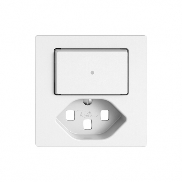 Kit di montaggio EDIZIO.liv SNAPFIX® p.combi.T23 c.1 tasto c.lente front.bi 