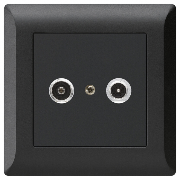 Presa antenna INC kallysto.line R/TV 19dB 2GHz nero 