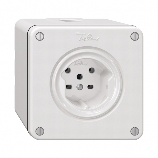 Presa NAPU NEVO, 1×T15, bianco 