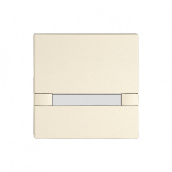 Pulsante 1/1 EDIZIO.liv KNX e UNI c.SNAPFIX® s.LED c.targhetta com.2T cr 
