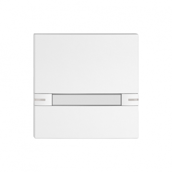 Taste 1/1 EDIZIO.liv KNX&UNI m.SNAPFIX® m.LED&Papiereinlage 2×Einfach-Bed.ws 