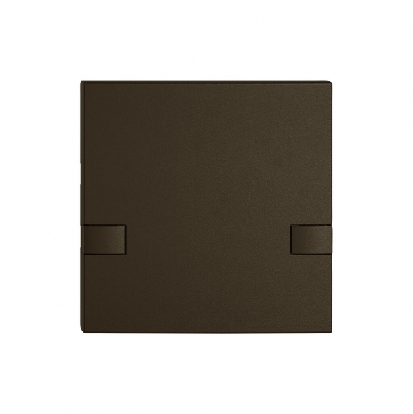 Pulsante 1/1 EDIZIO.liv KNX e UNI con SNAPFIX® senza LED comando a 2 tasti ma 