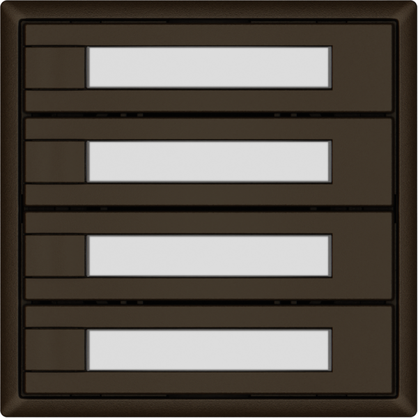 Universaltaster EDIZIO.liv UNI SNAPFIX® 12…48V o.LED 4× 1-Tbed.Pap.br 