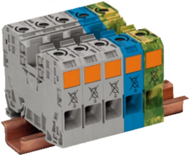 Kit de courant triphasé WAGO 35mm² 
