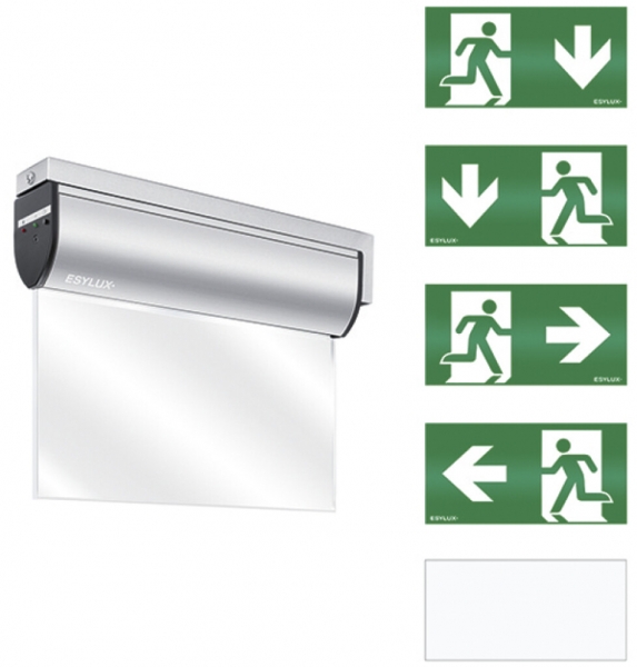 Lampada di emergenza ESYLUX SLC EL LED IR 230V 3W IP40 3h all fissaggio laterale 