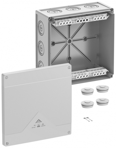 Boîte de dérivation AP Spelsberg Abox Pro 350-35² 252×252×120mm IP69 gr 