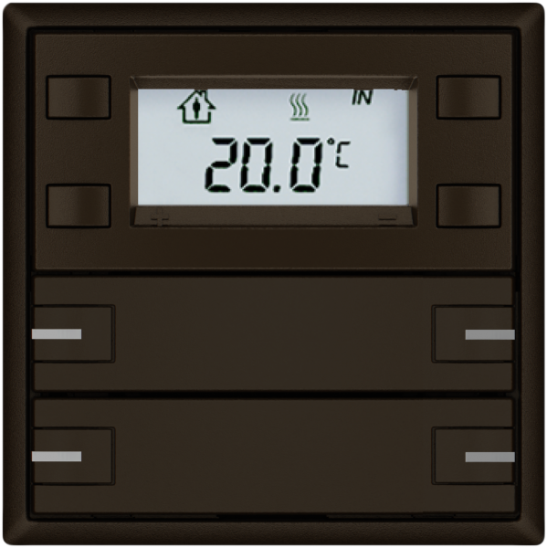 RTH-Taster EDIZIO.liv SNAPFIX® m.RGB-LED 4×Taste 1-Tbed.br 