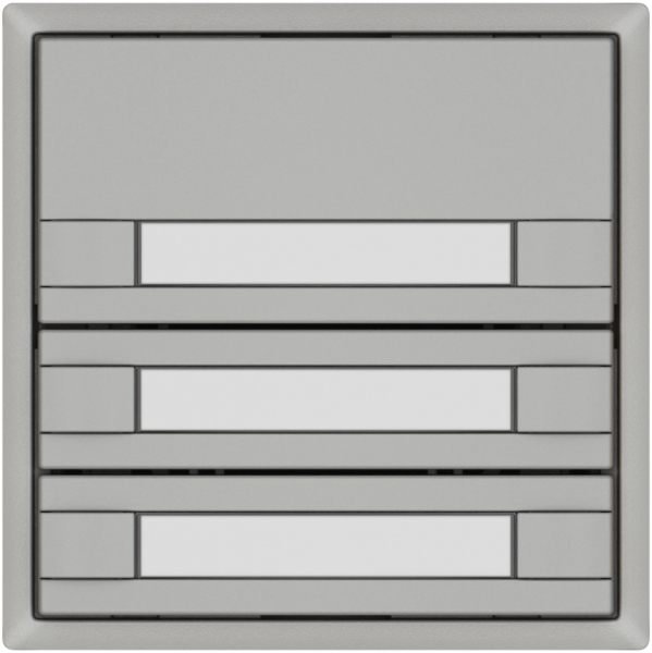 Pulsante KNX RGB EDIZIO.liv SNAPFIX® sensore temp.s.LED targ.6× com.1T grc 