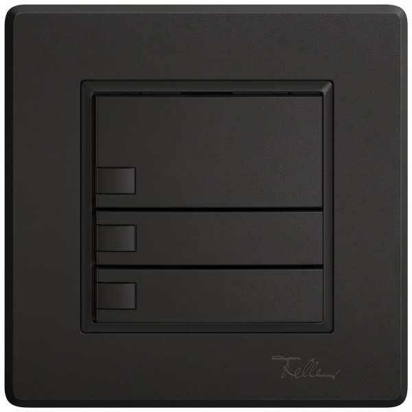 UP-Universaltaster EDIZIO.liv UNI SNAPFIX® 12…48V o.LED 3× 1-Tbed.sz 