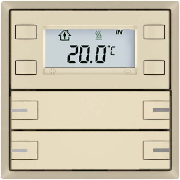 RTH-Taster EDIZIO.liv SNAPFIX® m.RGB-LED 4×Taste 1-Tbed.cr 