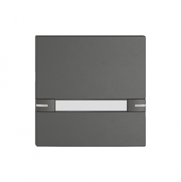 Taste 1/1 EDIZIO.liv KNX&UNI m.SNAPFIX® m.LED&Papiereinlage 2×Einfach-Bed.dgu 