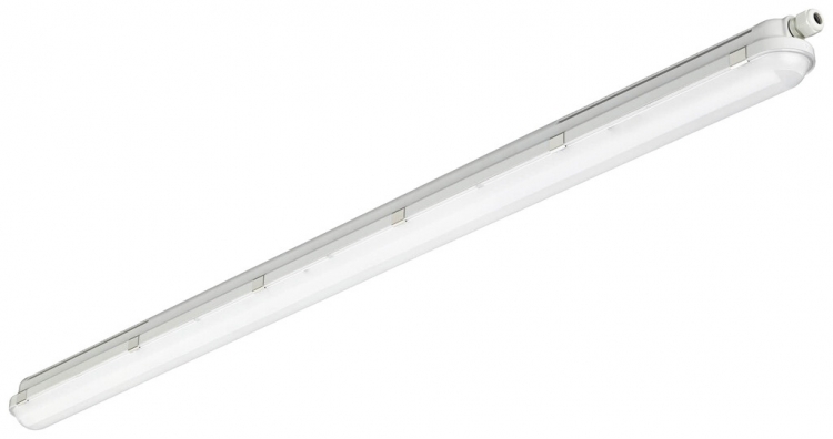 LED-Feuchtraumleuchte Philips CoreLine WT120C 24W 3400lm 840 IP65 1515×80 grau 