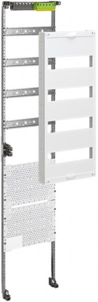 Travée Media Hager pour armoire distribution ENC 8 rangées, 4 rangées modulaires 