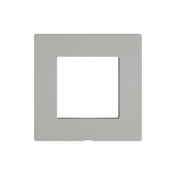 Piastra frontale EDIZIO.liv Wiser 60×60mm grigio chiaro 