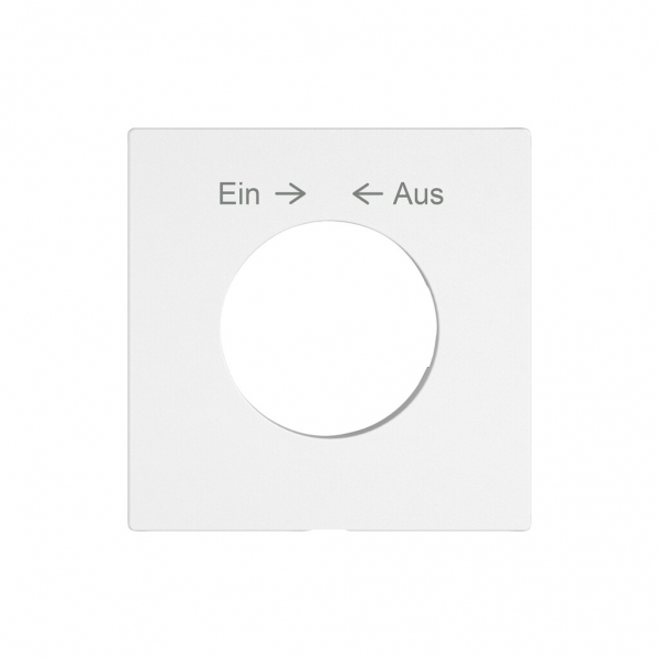 Montageset EDIZIO.liv SNAPFIX® f.Drehsch.m.Schloss Ein → ← Aus ws 