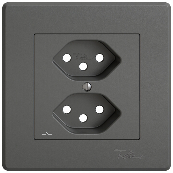 Kit di montaggio INC EDIZIO.liv SNAPFIX® per presa 2×T13 separata grs 