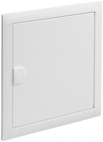 Cornice con porta Hager volta 1-fila 348×356×9mm IP30 bianco puro 